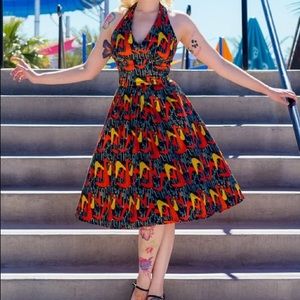 NWT! TATYANA Retro Vintage Vibe Boomerang Dress